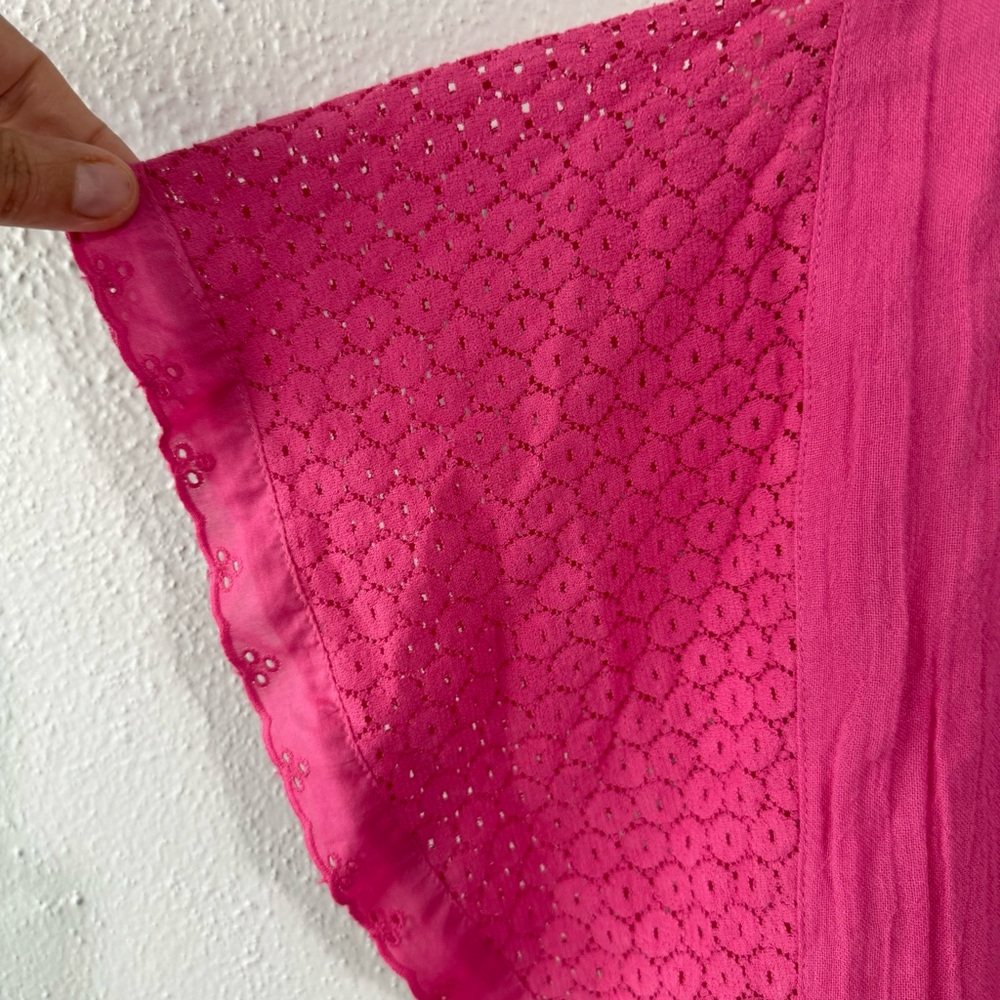 NWT Victoria’s Secret pink eyelet coverup small - Picture 2 of 7